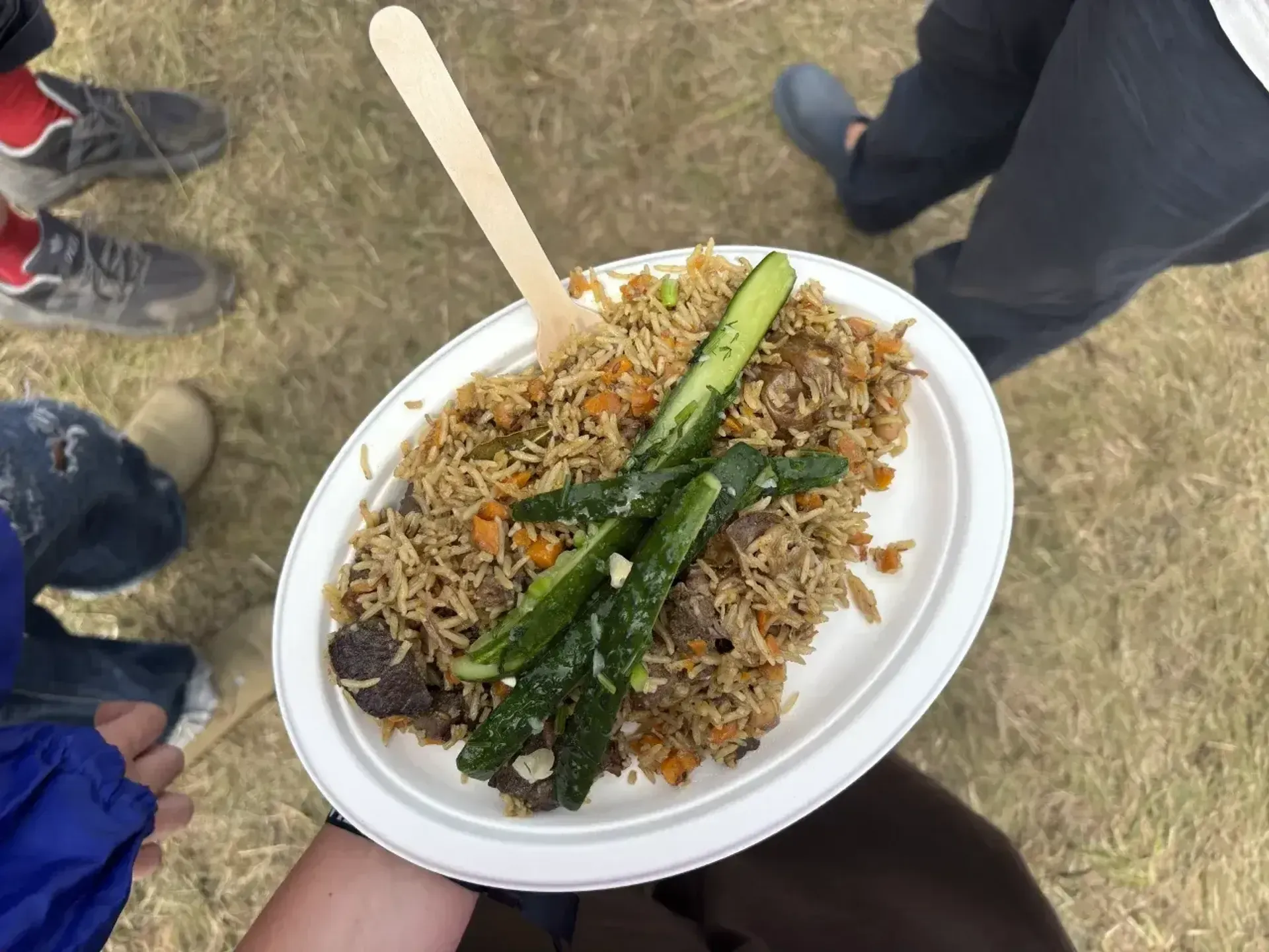 Jau ketvirtus metus važiuodama į festivalius tikiuosi pamatyt šį plovą. Bet gal