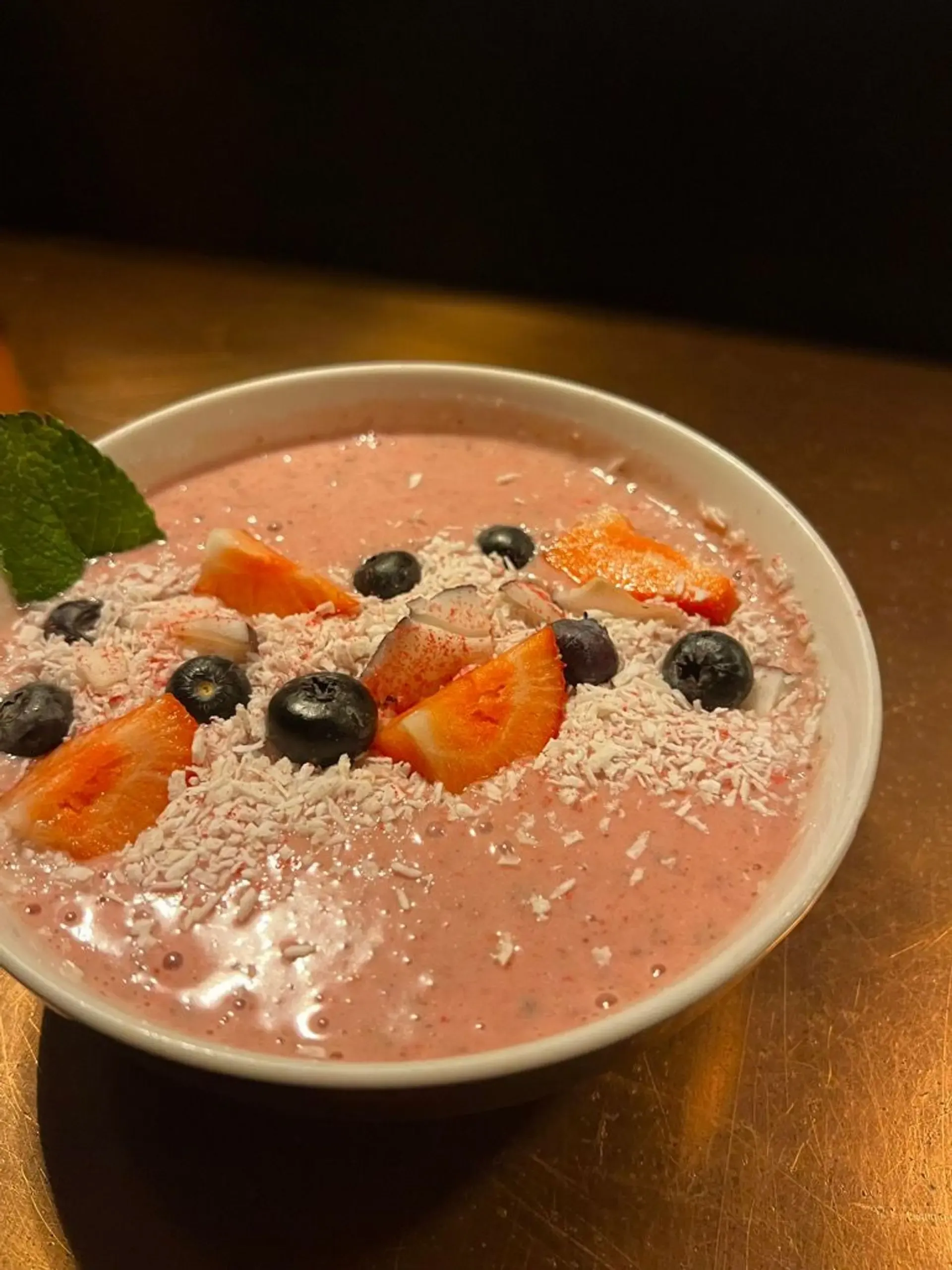 Labai kokybiškas "smoothy bowl" įgyvendinimas. Nors buvo įrašytas į ingridientų