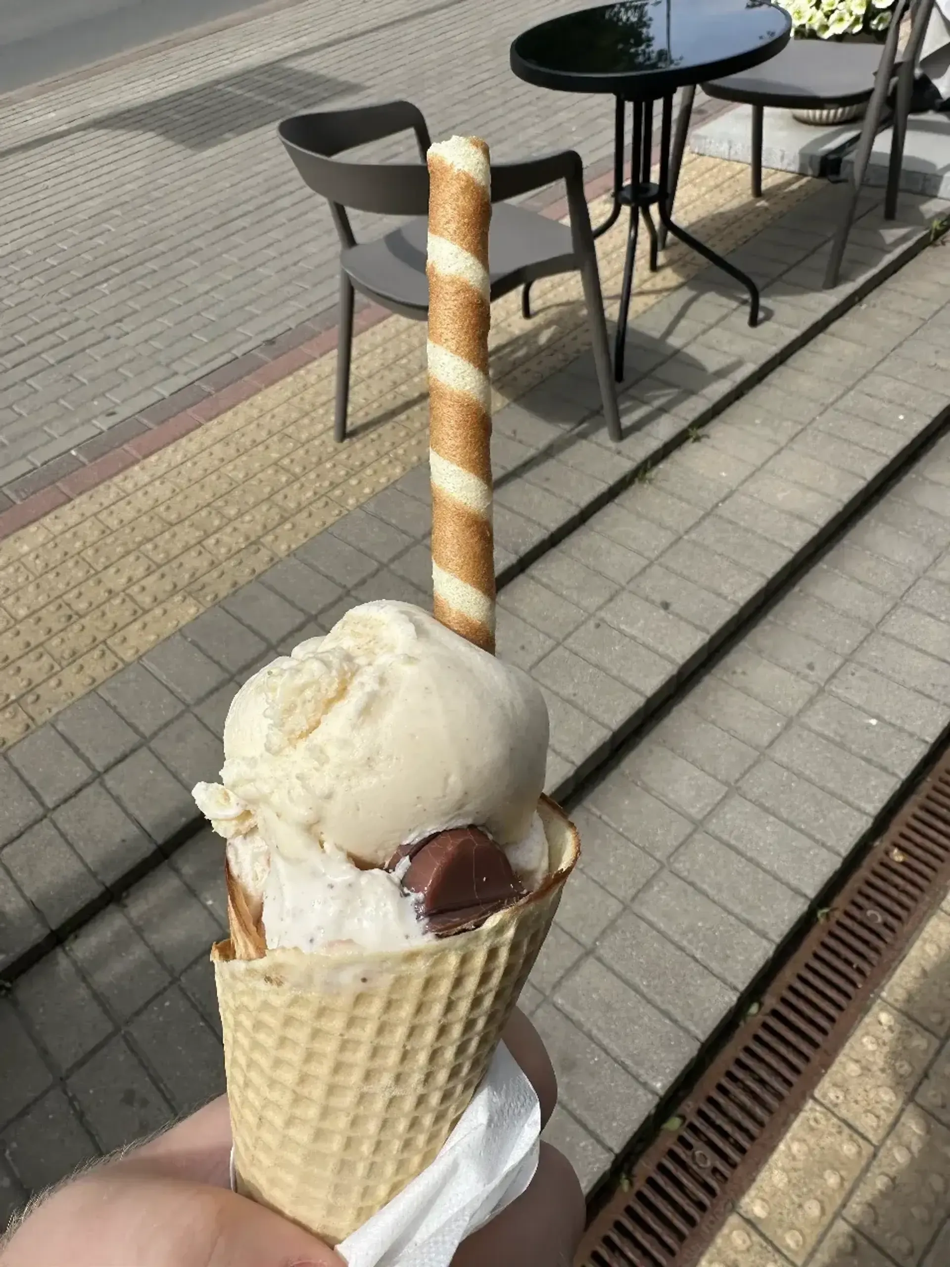 Apatinės dalies ledai, rekomenduoju tikrasis Gelato, jaučiasi subtilus bueno sk