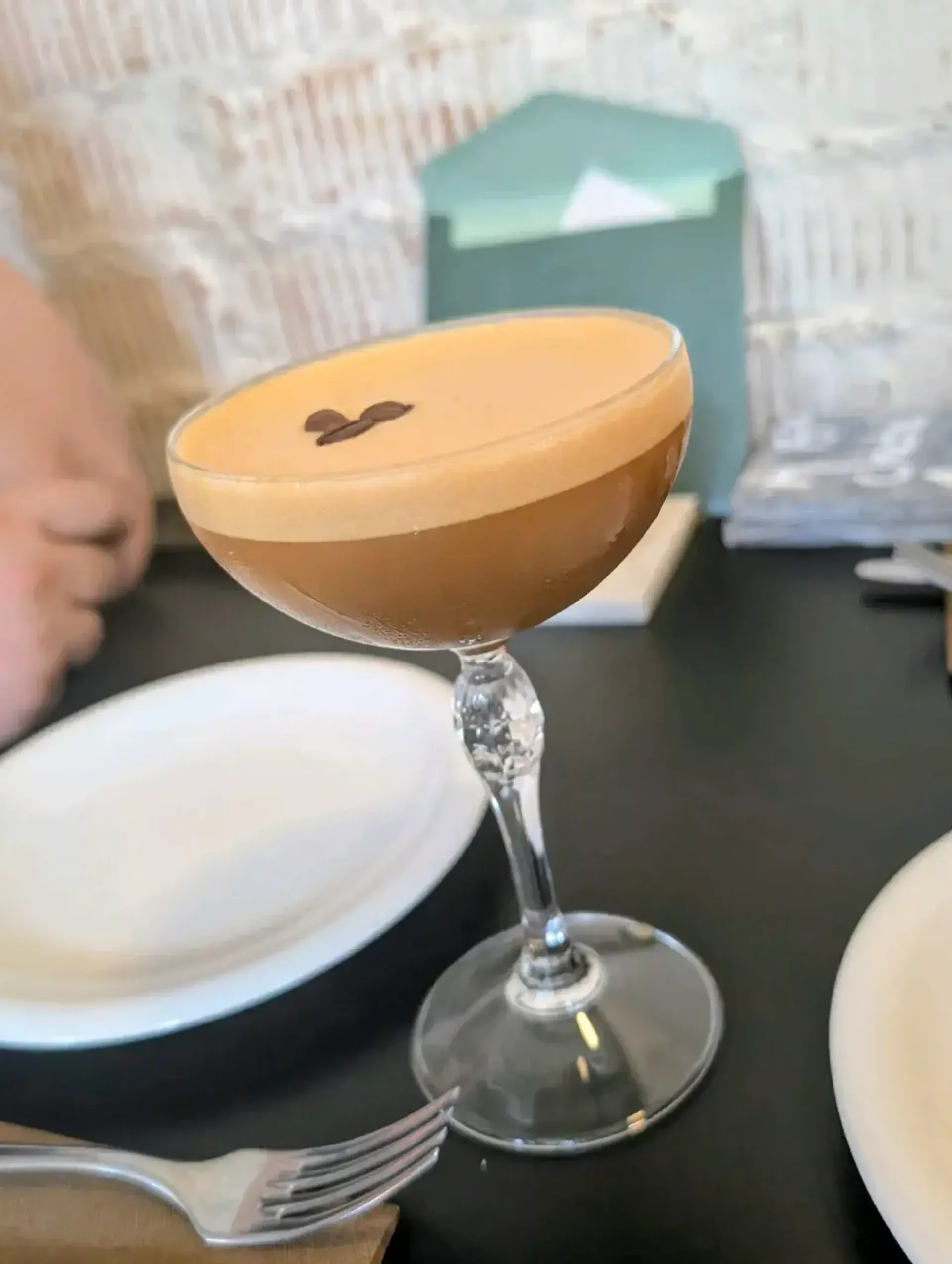 Espresso martinis, bet su mamutų karamele. Gardus reikalas no notes