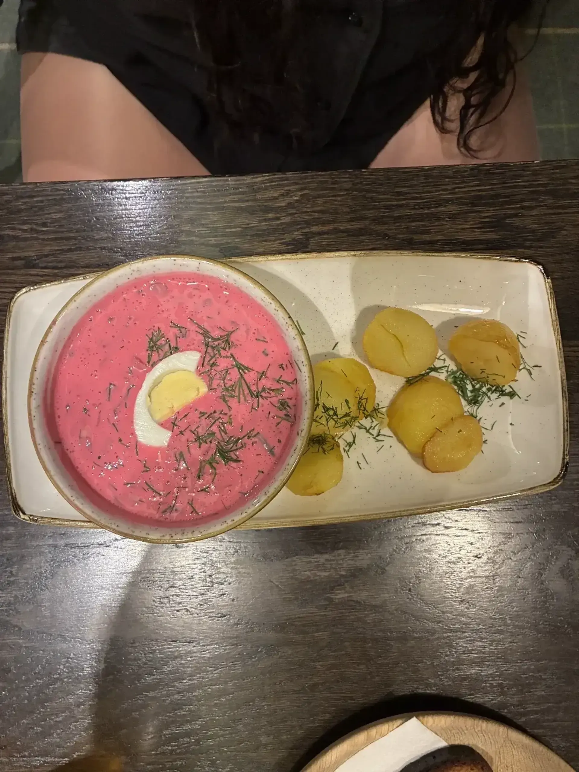 The iconic Lithuanian cold pink soup (Šaltibarščiai) is a true summertime must-t