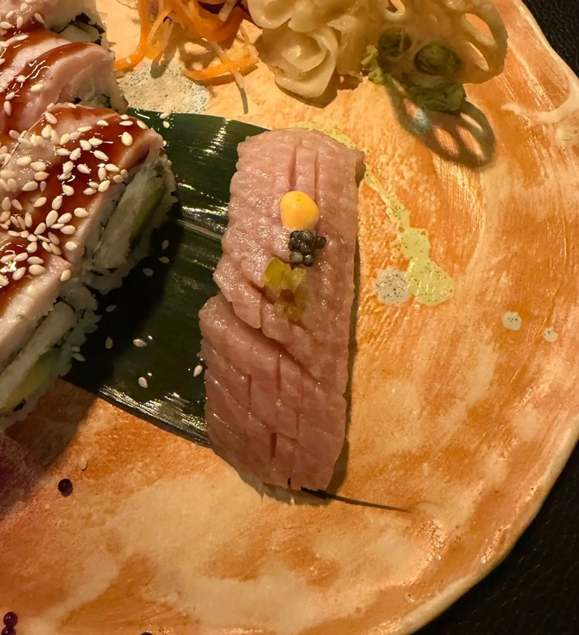 Nežinau… Po Narushi patirčių, šis nigiri - nieko įspūdingo. Iš tiesų nelabai sup