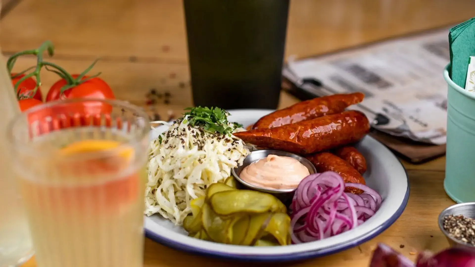 Chorizo dešrelių lėkštė