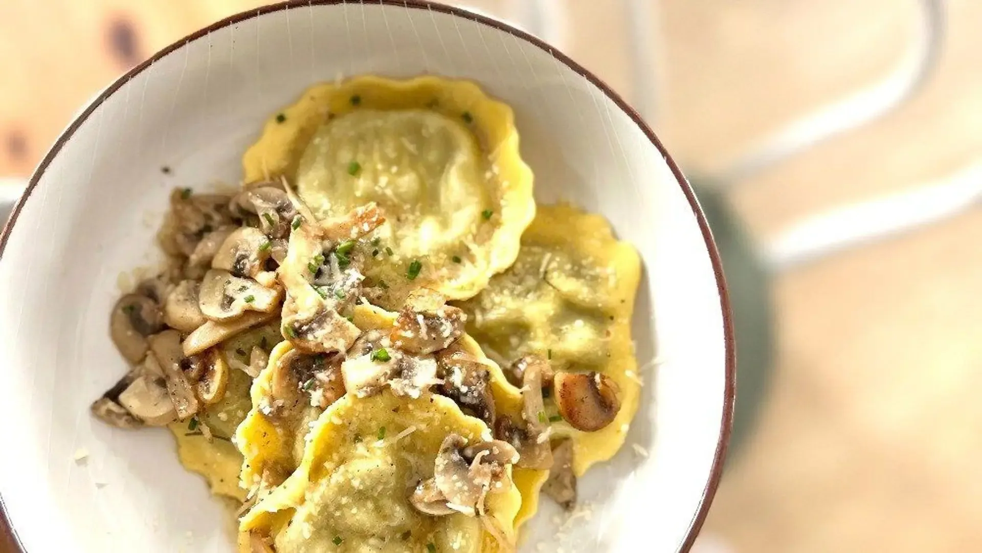 Įdaryti makaronai su grybais| Panzerotti con ripieno di funghi porcini