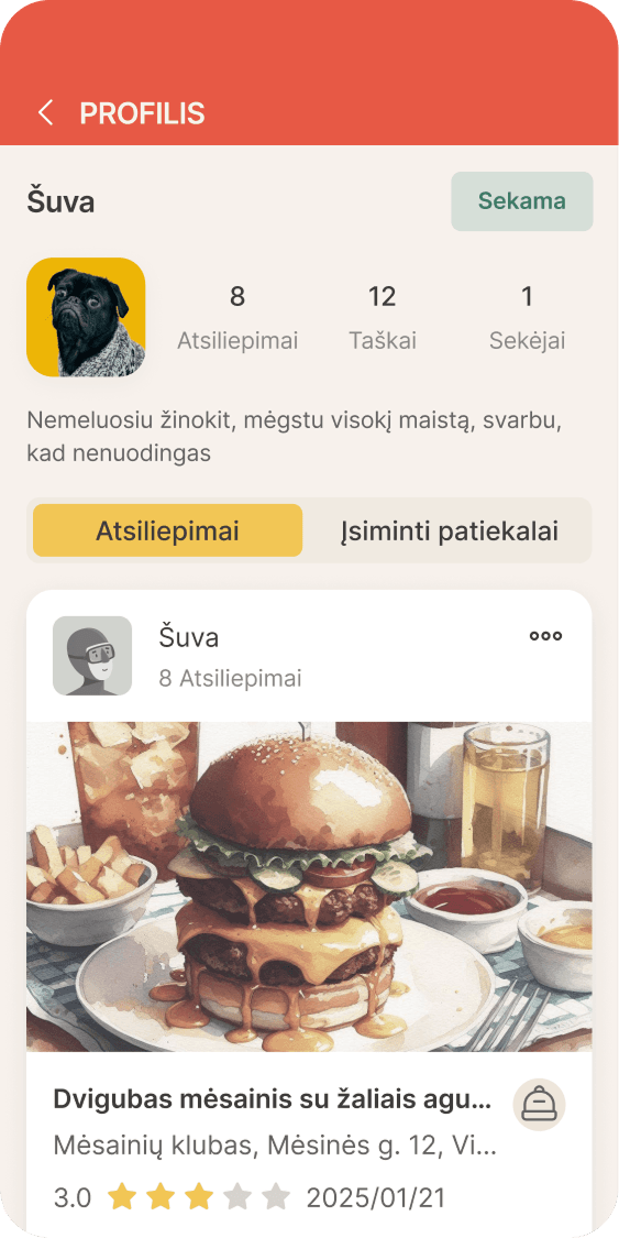 Sek kitus ir atrask naujus skonius